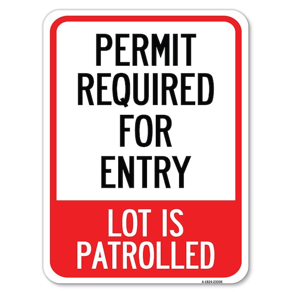 Safety Sign, 18 in Height, Aluminum, 23308